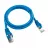 Patchcord GEMBIRD PP6-1M/B,  Cat.6, UTP, 1 m