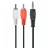 Кабель аудио GEMBIRD CCA-458-1.5M, 3.5mm stereo to RCA plug, 1, 5 m