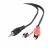 Cablu audio GEMBIRD CCA-458/0.2, 3.5mm stereo to RCA plug, 20 cm