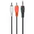 Кабель аудио GEMBIRD CCA-458/0.2, 3.5mm stereo to RCA plug, 20 cm