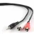 Cablu audio GEMBIRD CCA-458/0.2, 3.5mm stereo to RCA plug, 20 cm