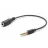 Кабель аудио Cablexpert Adaptor 4-pin male jack L-R-GND-MIC to 4-pin female jack L-R-MIC-GND