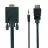 Кабель видео Cablexpert A-HDMI-VGA-03-6, HDMI, VGA+3.5mm jack, male-male,  1.8m