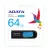 Флешка ADATA UV128 Black-Blue, 64GB, USB3.0