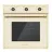 Cuptor electric incorporabil WOLSER WL- F 66 Rustic, 66 l,  Grill,  Timer,  7 moduri,  Curatare traditionala, Crema