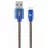 Кабель USB Cablexpert Blister Type-C/USB2.0,  AM/CM,  1.0 m,  Cablexpert Cotton Braided Bllue Jeans,  CC-USB2J-AMCM-1M-BL