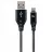 Cablu USB Cablexpert Blister Type-C/USB2.0,  AM/CM,  2.0 m,  Cablexpert Cotton Braided Black/White,  CC-USB2B-AMCM-2M-BW