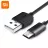 Ремешок браслет для часов Xiaomi Mi data cable USB Fastcharge 80 cm Black