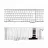Клавиатура для ноутбука FUJITSU Amilo Li3910 XA3530 Pi3625 Xi3670 XI3650 XA3520, ENG. White