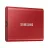 Hard disk extern Samsung Portable SSD T7 Red, 500GB