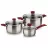 Set vesela Rondell RDS-817, Inox,  3 obiecte in set,  Metalic