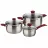 Set vesela Rondell RDS-817, Inox,  3 obiecte in set,  Metalic