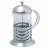 French-press Maestro Mr-1662-350, 350 ml,  Sticla,  Inox,  Transparent