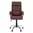 Офисное кресло OEM DELTA chrome ECO-31, Экокожа,  Газлифт,  Коричневый, 51.5 x 57 x 114-125