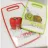 Placa de tocat Maestro Mr-1687, 20 x 30 x 1.2 cm,  Plastic,  Alb,  Rosu,  Verde