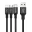 Cablu OEM 3in1 Cable Nillkin,  Swift,  Micro-USB/Type-C/Lightning,  1.5M,  BlackElectricity: 5V/2A Charging and data syncronisation Fl