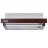 Hota WOLSER WL- F  60 SLIM BROWN, 400 m3/h,  1 motor,  60 cm,  Filtru de grasime din aluminiu,  Maro