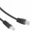 Патчкорд Cablexpert PP6U-5M/BK, Cat.6U, 5m,  Black