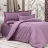 Lenjerie de pat Cottony SLPSL Stripe Satin, 2 persoane Euro, Satin de Lux, Violet deshis