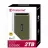 Hard disk extern TRANSCEND ESD380C Military Green