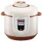 Multicooker-oala sub presiune MOULINEX CE501134, 5 l, 1000 W, 21 programe, Alb, Maro