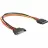 Кабель SATA Cablexpert power extention cable, 0.3 m, CC-SATAMF-01