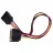 Кабель SATA Cablexpert power extention cable, 0.3 m, CC-SATAMF-01