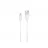 Cablu Xpower Lightning Cable Flat, White