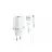 Зарядное устройство Xpower + Type-C Cable, 1USB, Fast Charge QC3.0, White