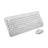 Kit (tastatura+mouse) LOGITECH MK650 for Business, US Layout, 2.4/BT, 1xAA/2xAA, White