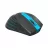 Mouse wireless A4TECH FG30S Silent, 1000-2000 dpi, 6 buttons, Ergonomic, 1xAA, Grey/Blue