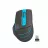 Mouse wireless A4TECH FG30S Silent, 1000-2000 dpi, 6 buttons, Ergonomic, 1xAA, Grey/Blue