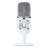 Микрофон HyperX SoloCast, White, for the streaming, Sampling rates: 48 / 44.1 /32 / 16 / 8 kHz, 20Hz-20kHz, Tap-to-Mute sensor with LED indicator, Flexible, Adjustable stand, Cardioid polar pattern, Boom arm and mic stand, Cable length: 2m, Black,  USB