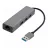 Концентратор USB Cablexpert A-AMU3-LAN-01, 3.0 Hub 3-port with built-in LAN port