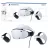 Consola de joc SONY VR Googles Sony PlayStation VR2, White, Compatible PlayStation 5, 2000x2040 per eye, up to 120Hz, Approx. 110 degrees, USB-C