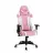 Fotoliu Gaming Havit GC932, Headrest & Lumbar cushion, 2D Armrest, 166 degrees, Pink, Gazlift, 120 kg, 127-135 cm, Roz, Alb