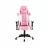 Fotoliu Gaming Havit GC932, Headrest & Lumbar cushion, 2D Armrest, 166 degrees, Pink, Gazlift, 120 kg, 127-135 cm, Roz, Alb