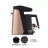 Aparat de cafea GOLDMASTER GM 8380 G, 480 W, 350 ml, Negru, Roz