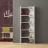 Etajera MLAND OPPA BOOKCASE, Alb