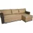 Canapea de colt Mobilier
 "Victoria Clasic" Lux 09+Haiti 05 PIK 1, Maro deschis, 255x155x76