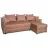 Canapea de colt Mobilier
 "Victoria-5" Ontario30+Manila30, Roz, 235x155x73