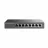 Comutator de retea Grandstream .8-port 10/100/1000Mbps POE, Grandstream "GWN7701P", with 4-Port PoE, 60W Budget, Metal