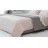 Lenjerie de pat Askona Home, 2 persoane Euro, Bumbac, Satin, Pudra