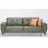 Canapea Modalife Blueline 2 seater sofa Green, Verde, 163x98x79