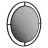 Декор MLAND Bubble mirror - black