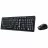 Kit (tastatura+mouse) GENIUS KM-8200, 12Fn keys, Spill resistant, 1xAAA/1xAA, Black/Grey