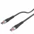 Cablu Nillkin Type-C to Type-C Cable Flowspeed, 1.2M, Black