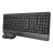 Kit (tastatura+mouse) TRUST Trezo Wireless Keyboard & Mouse Set, Silent keys and mouse buttons, Spill resistant, US, 3 x Duracell® AA battery, Black