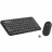 Kit (tastatura+mouse) LOGITECH Wireless Keyboard & Mouse Pebble 2 Combo, Compact, Low-profile, Multi-Device, 4000dpi, 3 buttons, 2xAAA/1xAA, 2.4Ghz+BT, EN, Graphite.