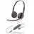 Наушники с микрофоном Plantronics Blackwire 3225 Stereo USB Type-C/ Jack 3.5mm Headset 209751-201, Microphone noise-canceling, SoundGuard, DSP, output 20 Hz–20 kHz, Mic 100 Hz–10 kHz, Remote call control